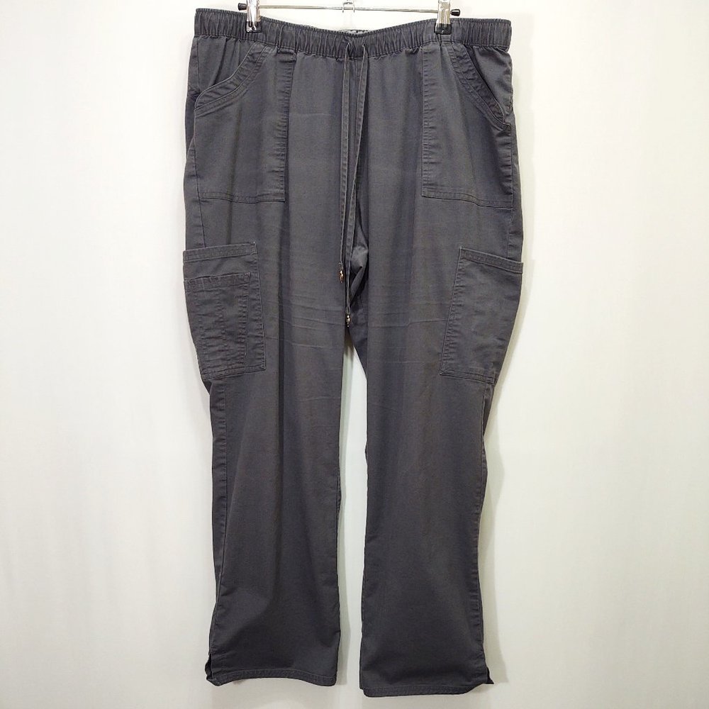 3/$30 HeartSoul Scrubs Grey Scrub Pants XL